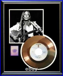 Joni Mitchell Help Me 45 RPM Gold Record Non Riaa Award Rare