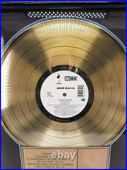 Junior MAFIA Authentic RIAA Players Anthem Gold Record Sales Award 1995 Biggie