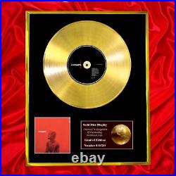 Justin Bieber Changes CD Gold Disc Award Album LP Record