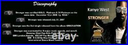 KANYE WEST Stronger Both original GOLD award and CD award withCOA KANYE WEST Stronger Both original GOLD award and CD award withCOA