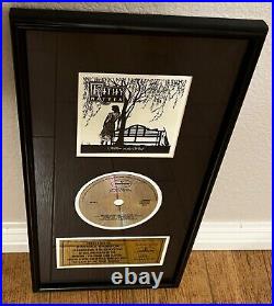 KATHY MATTEA 1990 Gold Mercury Records Award for WILLOW IN THE WIND, Non RIAA
