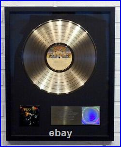 KISS ALIVE! Authentic RIAA GOLD RECORD AWARD / Paul Stanley GENE SIMMONS