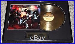 KISS Alive Gold Record Award Plaque OFFICIAL 2006 Gene Simmons Ace Aucoin LP