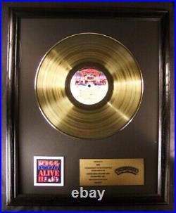 KISS Alive II LP Gold Non RIAA Record Award Casablanca Records To KISS