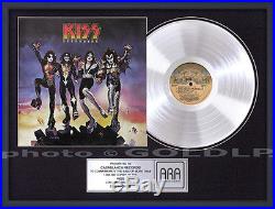 KISS DESTROYER LP PLATINUM RECORD AWARD rare gold cd mint collectible gift