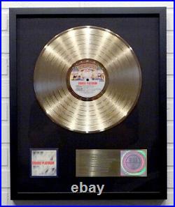 KISS DOUBLE PLATINUM Authentic RIAA GOLD RECORD AWARD Paul Stanley GENE SIMMONS