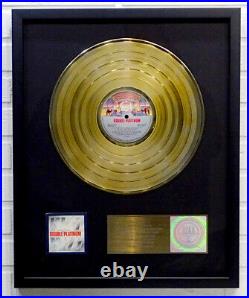 KISS DOUBLE PLATINUM Authentic RIAA GOLD RECORD AWARD Paul Stanley GENE SIMMONS