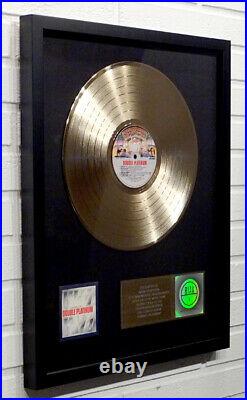 KISS DOUBLE PLATINUM Authentic RIAA GOLD RECORD AWARD Paul Stanley GENE SIMMONS