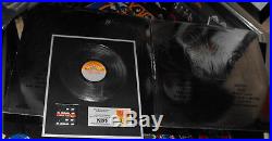 KISS Double Platinum PROMO LP Labels/Gold Stamp Award Insert NM Sterling