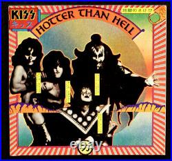 KISS HOTTER THAN HELL Authentic RIAA GOLD RECORD AWARD Paul Stanley GENE SIMMONS