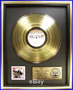 KISS Hotter Than Hell LP Gold RIAA Record Award Casablanca Records Auction