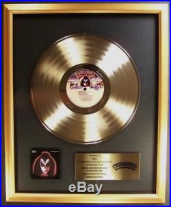 KISS Lot 4 Solo Ace Peter Paul Gene LP Gold Non RIAA Record Award Casablanca
