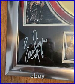 KISS Monster 24 KT Gold Record Award Plaque Signed By Gene Simmons Paul Stanley