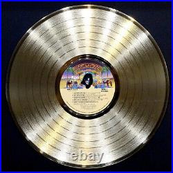 KISS PETER CRISS Solo RARE! Authentic RIAA GOLD RECORD ALBUM AWARD Casablanca