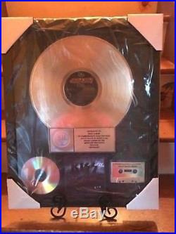 KISS, REVENGE Genuine, RIAA GOLD RECORD AWARD. PRESENTED TO KISS ERIC CARR