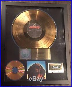 KISS RIAA GOLD LP Record Award Hot in the Shade Gene Simmons Paul Stanley HITs