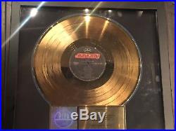 KISS RIAA GOLD LP Record Award Hot in the Shade Gene Simmons Paul Stanley HITs