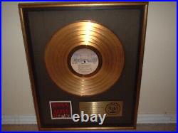 KISS RIAA GOLD RECORD AWARD ALIVE II Pres to Casablanca Co-Founder LARRY HARRIS