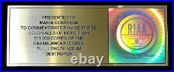 KISS Rare! DESTROYER Authentic RIAA GOLD RECORD AWARD Paul Stanley GENE SIMMONS