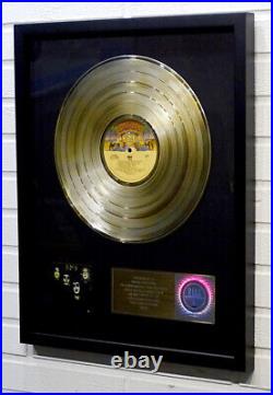 KISS Rare! FIRST Authentic RIAA GOLD RECORD AWARD / Gene Simmons PAUL STANLEY