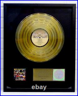 KISS Rare! UNMASKED Authentic RIAA GOLD RECORD AWARD Paul Stanley GENE SIMMONS