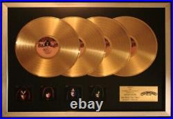 KISS Solo Lot 4 Ace Peter Paul Gene LP Gold Non RIAA Record Award Casablanca