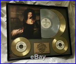 Karyn White 1988 Self Titled Gold & Platinum Record Award Riaa Rare