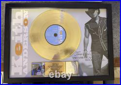 Keith Anderson RIAA GOLD RECORD AWARD Framed Three Chord Country Album 500,000