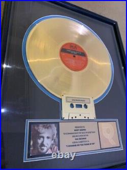 Keith Whitley RIAA CERTIFIED GOLD RECORD AWARD I Wonder Do You Think Of Me 1989