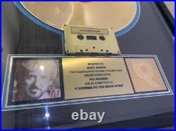 Keith Whitley RIAA CERTIFIED GOLD RECORD AWARD I Wonder Do You Think Of Me 1989