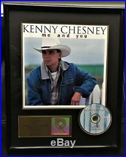 Kenny Chesney ME AND YOU 1996 RIAA Gold Record Award Plaque WCTK