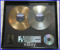 Kenny G Duotones Arista Gold & Platinum Record Sales Award Framed Display 25x22