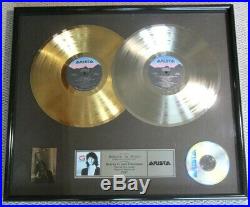 Kenny G Duotones Arista Label (in-house) Gold / Platinum Award Issued 1987