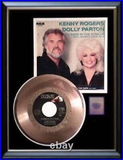Kenny Rogers Dolly Parton Gold Record Islands In The Stream Rare Non Riaa Award