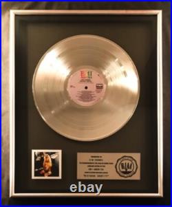 Kim Carnes Mistaken Identity LP Platinum RIAA Record Award EMI America Records Kim Carnes Mistaken Identity LP Platinum RIAA Record Award EMI America Records