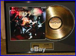 Kiss Alive Gold Record Award Limited Edition