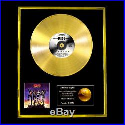 Kiss Destroyer CD Gold Disc Record Vinyl Lp Award Display Free P+p