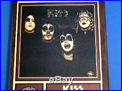 Kiss Gold Record Album Sales Award Collectors Series Riaa Certified June 1977