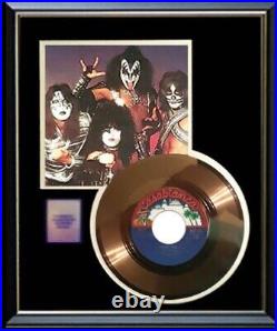 Kiss Kissin' Time 45 RPM Gold Record Frame Rare Non Riaa Award