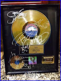 Kiss Official RIAA Record Award Alive 1 Gold Signed AUCOIN