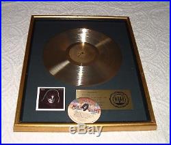 Kiss Peter Criss Riaa Gold Record Award Presented To Band Manager Bill Aucoin