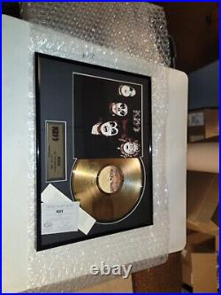 Kiss S/t Gold Record Award 2006 Signature Series #28/2500 COA New Box