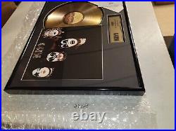 Kiss S/t Gold Record Award 2006 Signature Series #28/2500 COA New Box