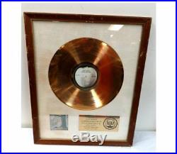 Klaus Voormann's Plastic Ono Band John Lennon RIAA White Matte Gold Record Award
