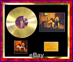 Kylie Minogue Golden CD Gold Disc Photo Record Lp Vinyl Award