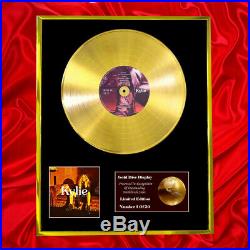 Kylie Minogue Golden CD Gold Disc Vinyl Record Lp Award Display