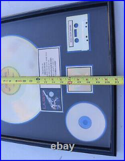 LA Guns Cocked & Loaded Gold RIAA Certified Record Award Plaque Gibson Guitars