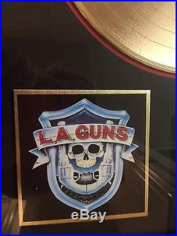 LA Guns RIAA Certified Gold Record Award