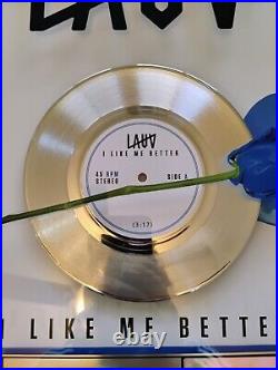 LAUV I Like Me Better RIAA Album Award Platinum 1 Mi Gold Music Record Rare Note