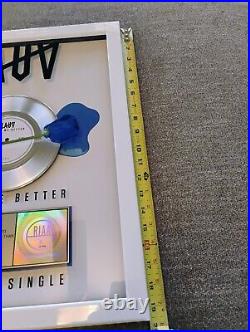 LAUV I Like Me Better RIAA Album Award Platinum 1 Mi Gold Music Record Rare Note